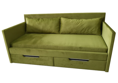 Łóżko zielone 3